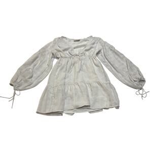 M1-157 FINDERS KEEPERS Women's Lucietti Mini Dress White Small